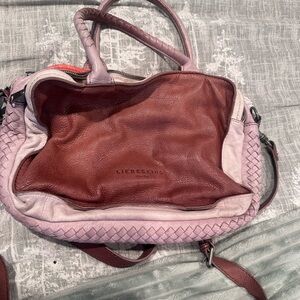 Liebeskind Two-Tone Leather Shoulder Bag